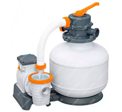 5619Q Bestway Каркасный прямоугольный бассейн, 549х274х132см+фильтрнасос, лестница, тент