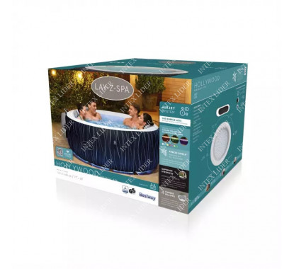 Надувное джакузи BestWay, LED-Whirlpool Hollywood AirJet, 196х66см (60059)