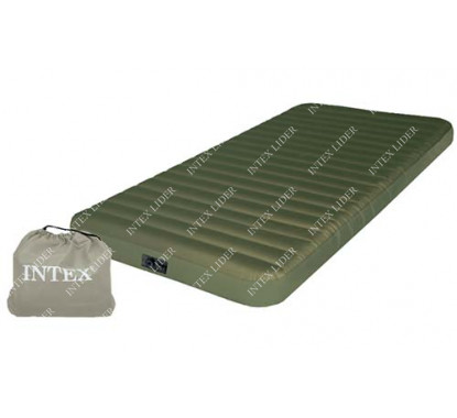 68726 Надувной матрас Односпальный Intex (99x191x20) с насосом