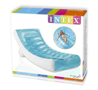 Пляжный надувной шезлонг 188х99см, Intex 58856