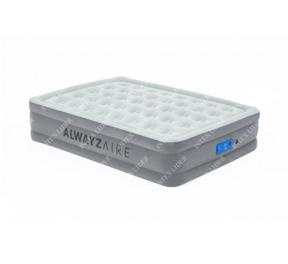 67706 Двухспальная кровать BestWay 152х203х46см встр.насос 220В с автоподкачкой, до 300кг