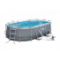 56620 Bestway Каркасный овальный бассейн Power Steel 424х250х100см с ф.-насосом и лестн.