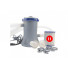 56620 Bestway Каркасный овальный бассейн Power Steel 424х250х100см с ф.-насосом и лестн.